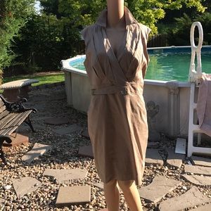 Ann taylor size 12 tan dress